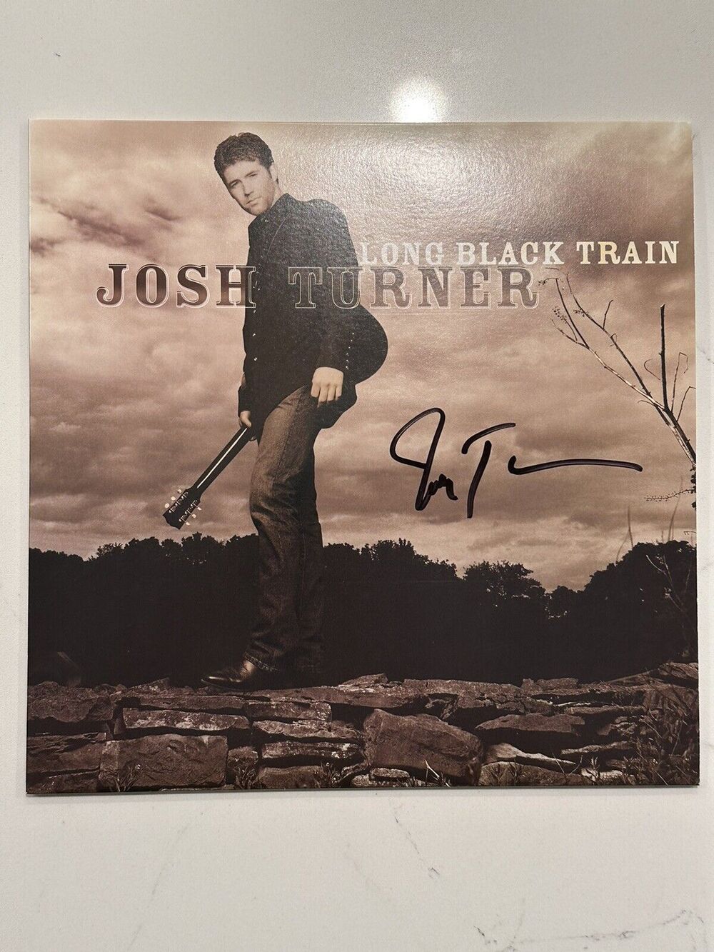 Josh Turner - Long Black Train NEW SIGNED Vinyl Autographed